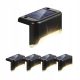 XBAY Solarlampe, schwarz, 7,8 cm, 4 Stk.