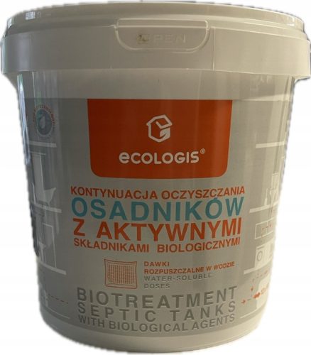  Biopräparat ECOLOGIS Fortsetzung 1,2kg Absetzbecken, Kläranlagen