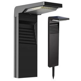    Rechteckiger Lichtmast SuperLED, integrierte LED-Quelle, 57,3 cm, schwarz