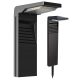  Rechteckiger Lichtmast SuperLED, integrierte LED-Quelle, 57,3 cm, schwarz