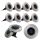  ARSA GO Solarlampe, Silber, 13 cm, 8 Stk.