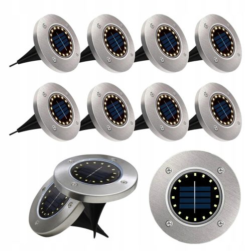  ARSA GO Solarlampe, Silber, 13 cm, 8 Stk.