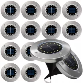  ARSA GO Solarlampe, Silber, 13 cm, 12 Stk.
