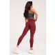  GYM GLAMOUR BASIC LEGGINGS BURGUND L