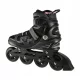  SCHWARZE SKATES FÜR ERWACHSENE, DAMEN-GUMMI-SKATES, GRÖSSE ABEC-9. 44