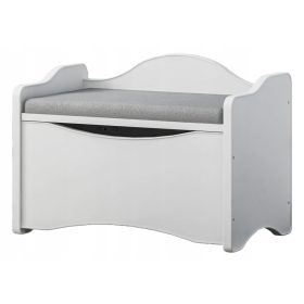  TOY TRACK BETTWÄSCHEBEHÄLTER BEST POOF MIT GRAUEM SITZ