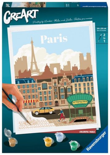  CreArt (Serie C): Paris Malen nach Zahlen