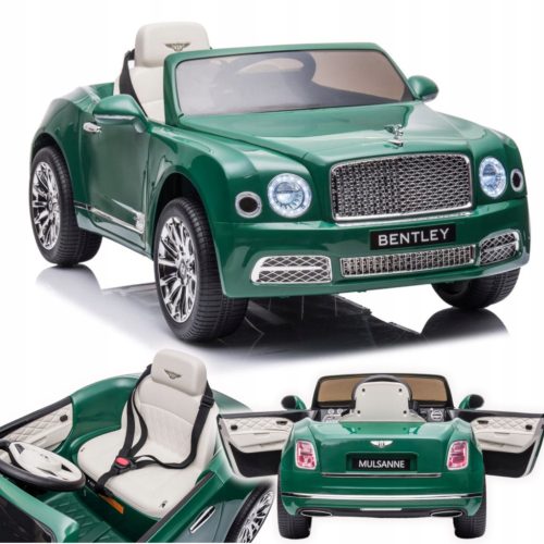 Batterieauto Bentley Mulsanne grün lackiert für Kinder Pilot