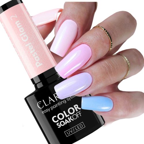 CLARESA PASTEL GLAM 2 HYBRID NAGELLACK HYBRID PASTEL MILCHROSA