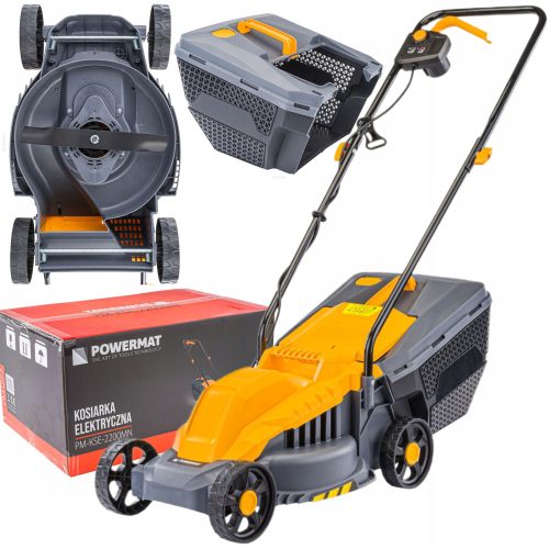  Powermat 2200 W Elektro-Rasenmäher, 30 l