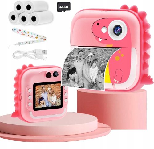  Drukuś Mini-Thermodrucker und Digitalkamera für Kinder