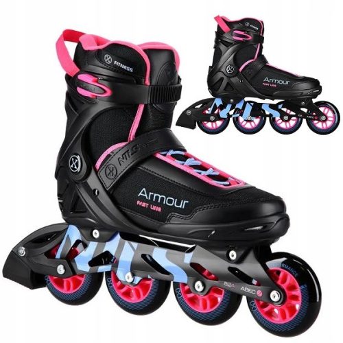  NILS Inline Skates Recreational Rubber Damen Inline Skates 43 + CGROT Sports Guide