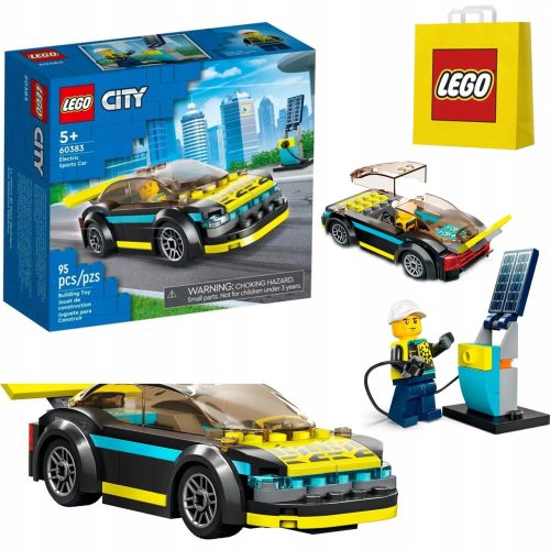  LEGO City 60383 Elektro-Sportwagen + LEGO Papiertüte