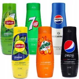    Set mit 6 SodaStream-Sirupkonzentraten, 6 Geschmacksrichtungen