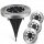  FORTRADE Einbau-Solarlampe Silber 13 cm 4 Stk.