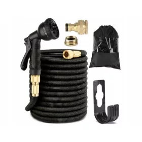    Gartenschlauch, flexibel, ausziehbar, Pistole, Anschlüsse, Haken, Tasche, 45 m