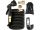  Gartenschlauch, flexibel, ausziehbar, Pistole, Anschlüsse, Haken, Tasche, 45 m