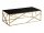  Signal Glamour rechteckige Bank 120 x 60 x 40 cm schwarz