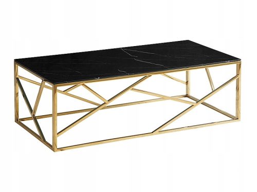  Signal Glamour rechteckige Bank 120 x 60 x 40 cm schwarz