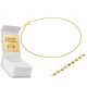  GOLDARMBAND BESTEHEND AUS KUGELN AUS 585er GOLD ZUM GESCHENK, GRAVUR