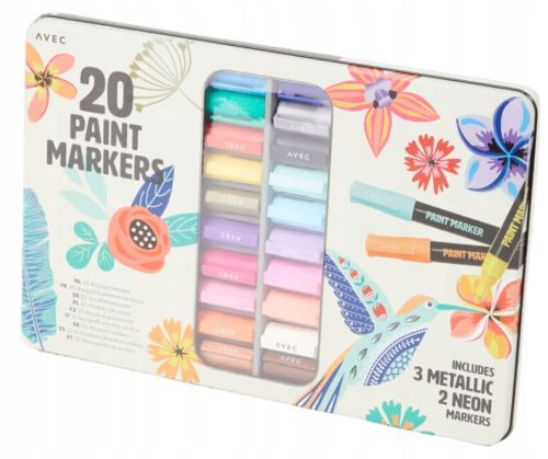  WASSERVERDÜNNTE AVEC 20 FARBMARKIERUNGEN AVEC 20 PAINT