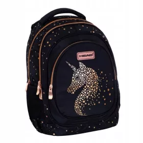   Head Golden Effect Classy Gold 3-Kammer-Rucksack mit goldenem Druck