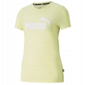  PUMA ESSLOGO HEATHER TEE gelb rS
