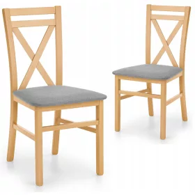  Halmar Stuhl, Stoff, Grautöne, 1 Stk.