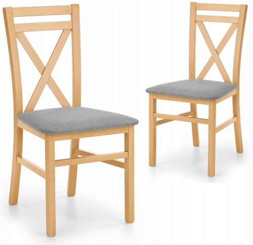  Halmar Stuhl, Stoff, Grautöne, 1 Stk.