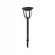  Aigostar eingebettete Solarlampe, schwarz, 54,8 cm, 2 Stk.
