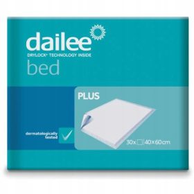  Saugfähige Unterlagen für das Dailee Bed Plus 40x60 Bett