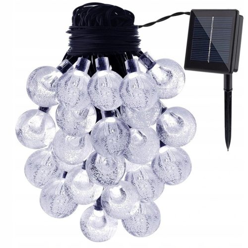  32M SOLARGARTENGIRLANDE 300LED GLÜHBIRNENLAMPEN KALTWEIß BALKONTERRASSE