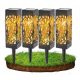  LedClick Solarlampe, schwarz, 34 cm, 4 Stk.