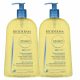 BIODERMA Atoderm Duschöl Set für Tag und Nacht 2x 1000ml