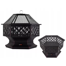  LUND GARTENFEUERSTELLE MIT ROST 70 X 60 CM