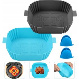  Formeinsatz für Heißluftfritteuse, Silikon, 2er-Set