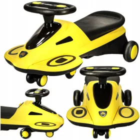    SCHWERKRAFTFAHRT AUF BELEUCHTETEN LED-RÄDERN MIT MUSIK-SPIELER ROLLER MAX. 100kg