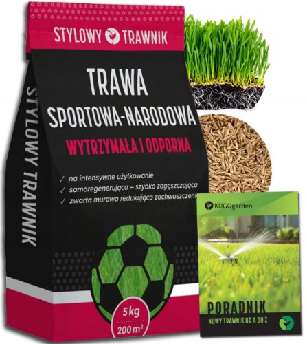  Grasmischung, Garten, Sport KUGOgarden 200 m² 5 kg