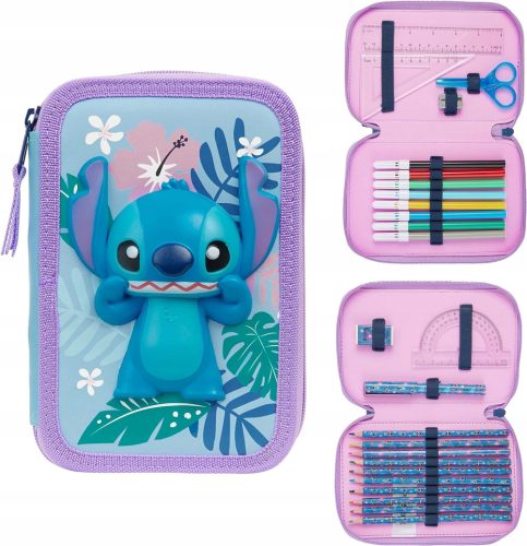 Einzelnes ausklappbares Federmäppchen DISNEY STITCH PINCASE FÜR KINDER