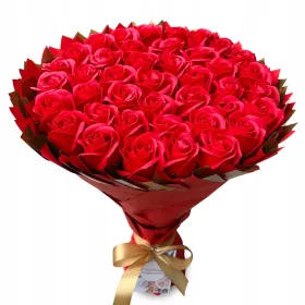    Seifenstrauß, Seifenblumen, Rosen, 40 Stk. Geschenk zum 40. Geburtstag