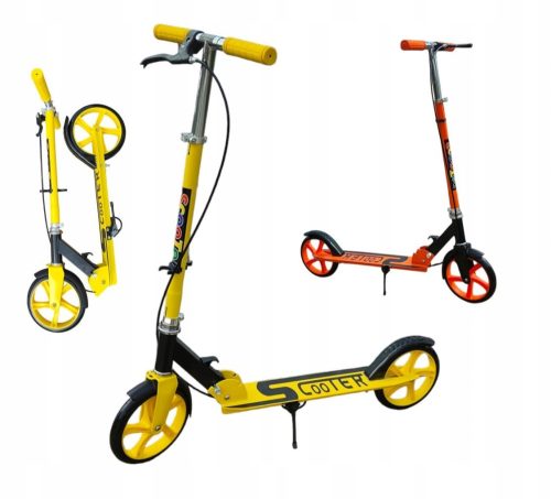  ROLLER MIT GROSSEN RÄDERN 20 cm für ERWACHSENE KINDER, KLAPPBAR, HANDBREMSE