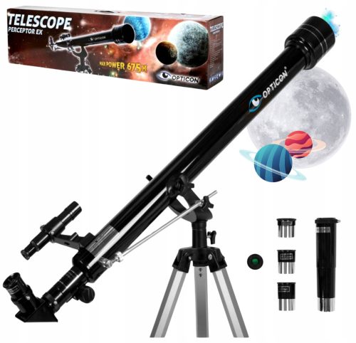  Astronomisches Teleskop OPTICON-Teleskop - Perceptor 60F900AZ + Zubehör