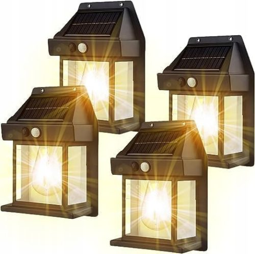  Q-LIGHT Gartenwandleuchte schwarz, integrierte 3-W-LED-Quelle