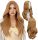  Lange synthetische dunkelblonde Hopki-Haarperücke für Damen