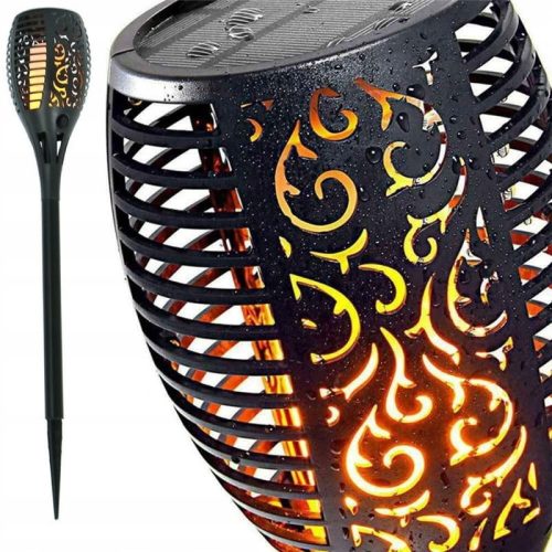  Azaris-House Solarlampe, schwarz, 78 cm, 1 Stk.