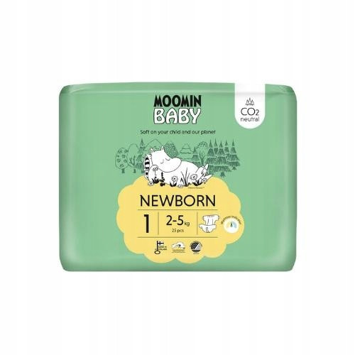  Muumi Babywindeln Größe 1 25 Stk.