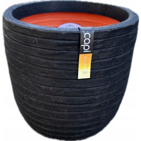  Abdeckung 35 cm, schwarzer Kunststoff