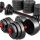  SET VERSTELLBARER BITUMINIUMDUMBS 2x20 KG + BARBELL = SET DUMBS 40 KG