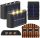  Solarlampe, schwarz, 6 cm, 2 Stk.