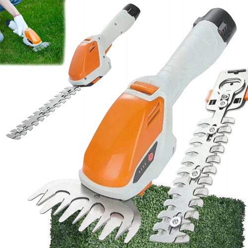  AKKU-BÜRSTEN-GRASSCHERE PRECAUTORS HECKENSCHNEIDER 2 IN 1